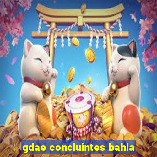 gdae concluintes bahia